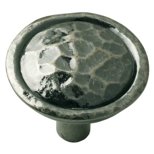 Hammered Pewter Knob Door Handle 045
