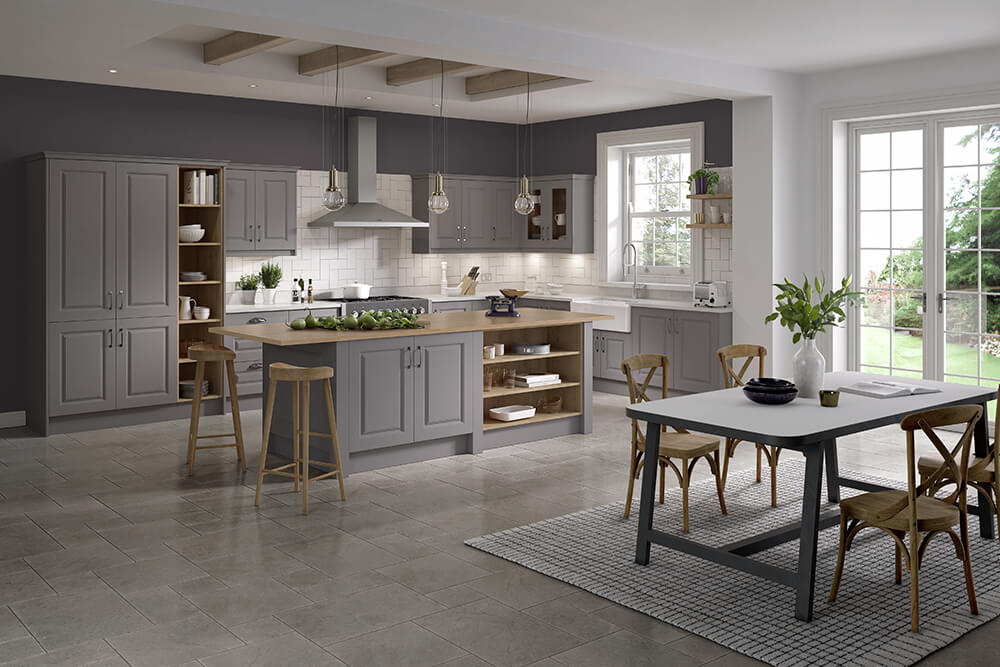 Lincoln Serica Dust Grey Kitchen