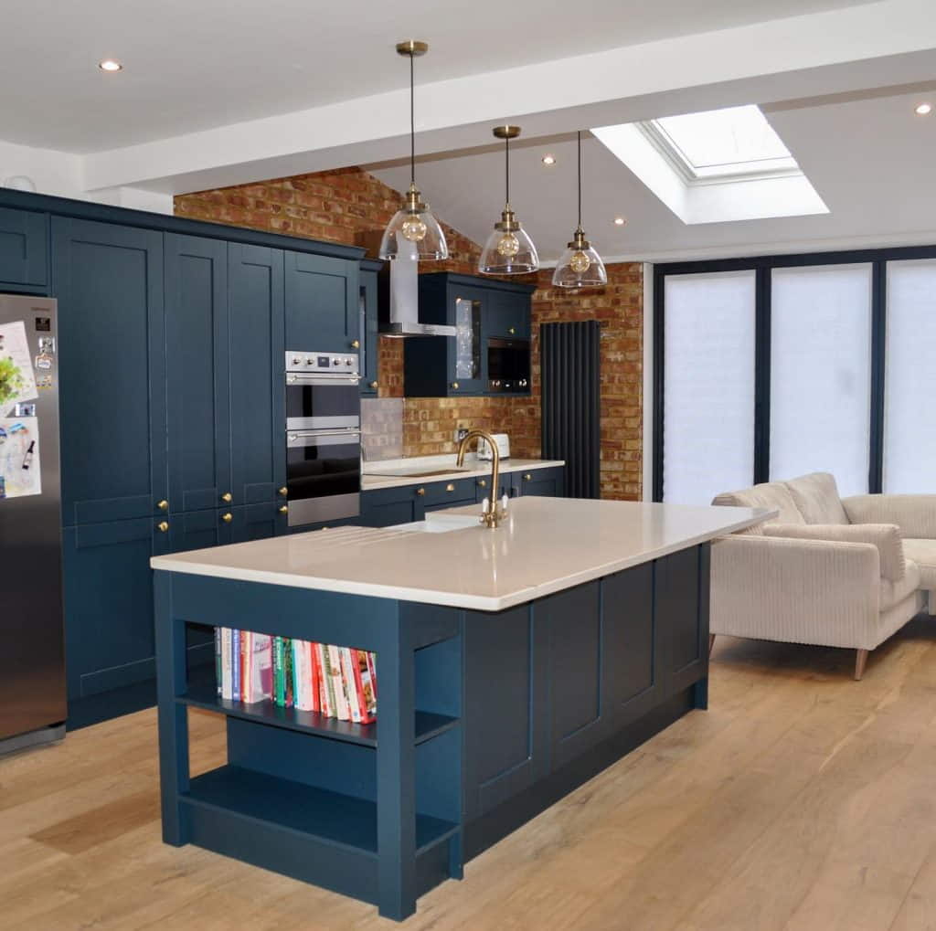 Marine Blue Kitchen