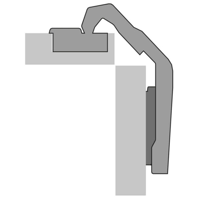 Hettich 9090109 Folding Door Hinges Technical Diagram