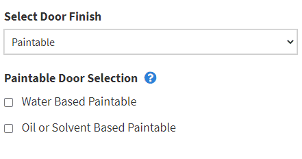 HKUK select paintable door finish