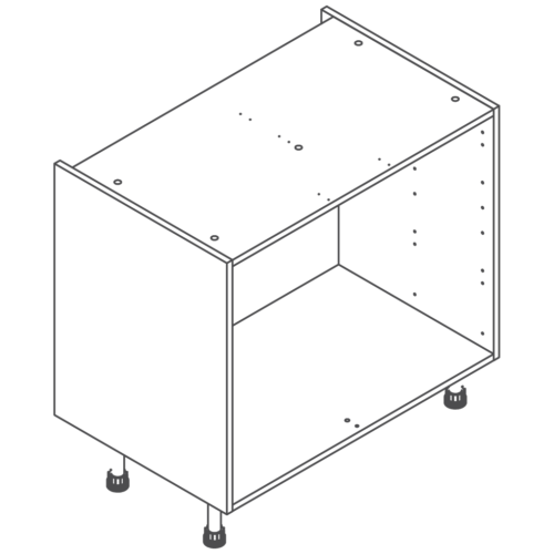 Clicbox 900 Full Kitchen Drawer Base Cabinet