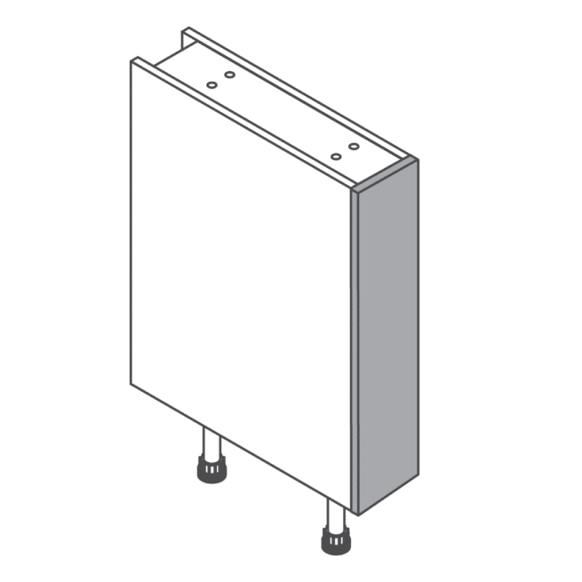 Base H720 W150 Clicbox Kitchen Cabinet Unit