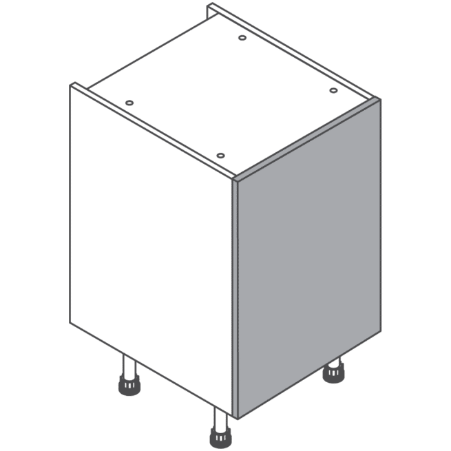 H720 W500 Clicbox Kitchen Cabinet Base Unit