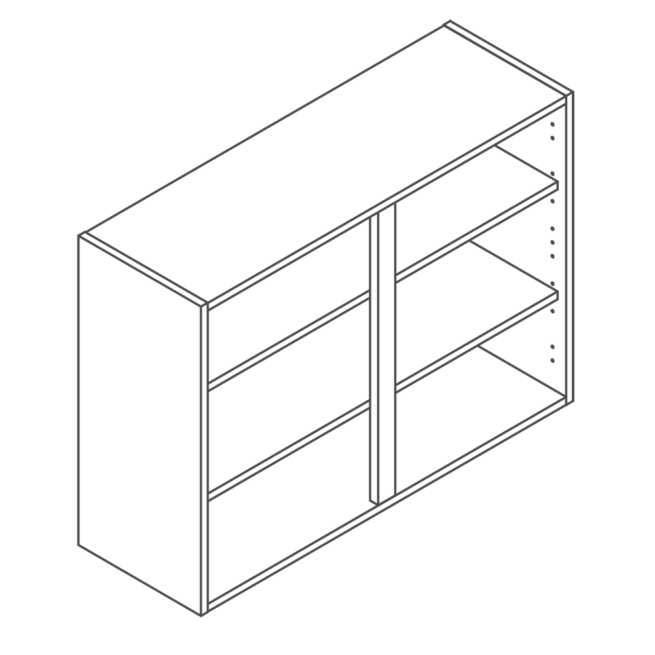 ClicBox 720 x 1000 Wall Kitchen Unit