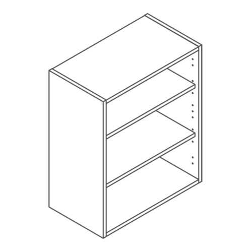 ClicBox 720 x 600 Wall Kitchen Unit