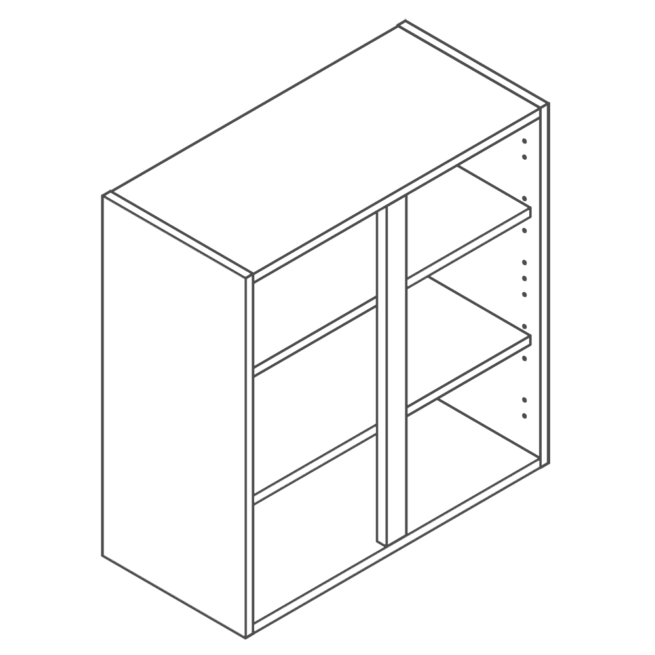 ClicBox 720 x 700 Wall Kitchen Unit
