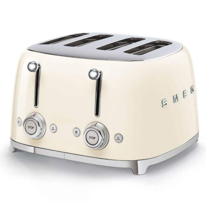 TSF03CRUK Smeg Cream 4 Slice Toaster