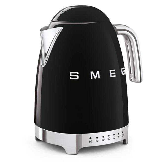 Smeg KLF04BLUK Black Variable Temp Kettle