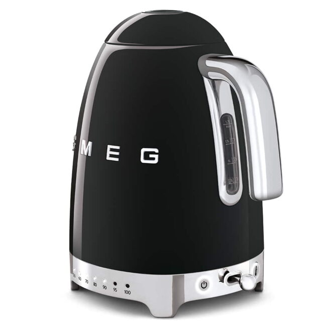 Smeg KLF04BLUK Black Variable Temp Kettle