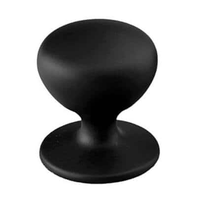 Oxford Kitchen Door Knob Black