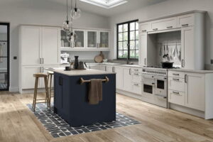 Dylan White Grey Shaker Kitchen